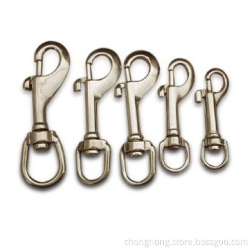 Swivel Eye Bolt Snap Hooks, Made of AISI 316 and 304 Stainless Steel with Polished Surface Finish